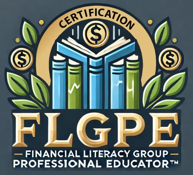 FLGPE - Financial Literacy Group Professional Educators certification badge
