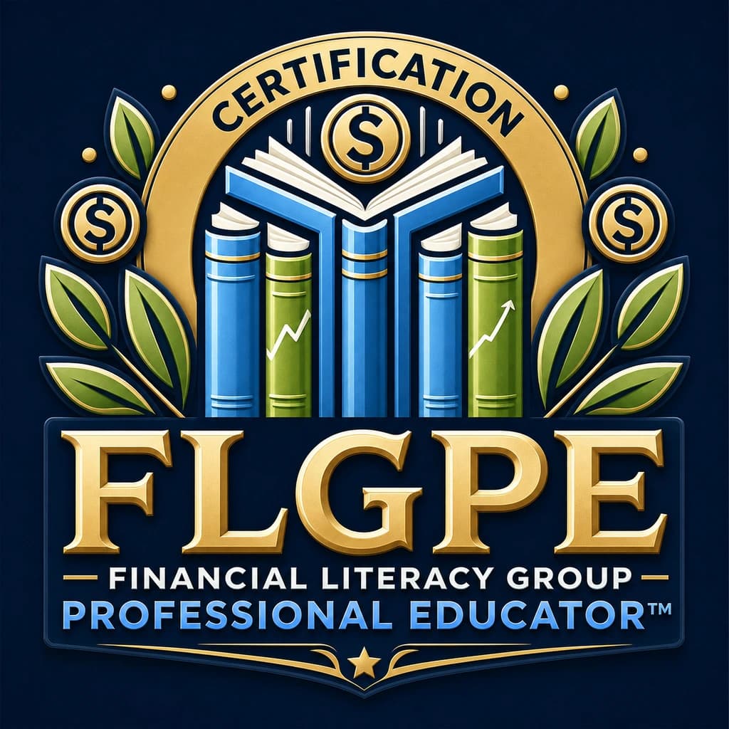 FLGPE - Financial Literacy Group Professional Educators certification badge